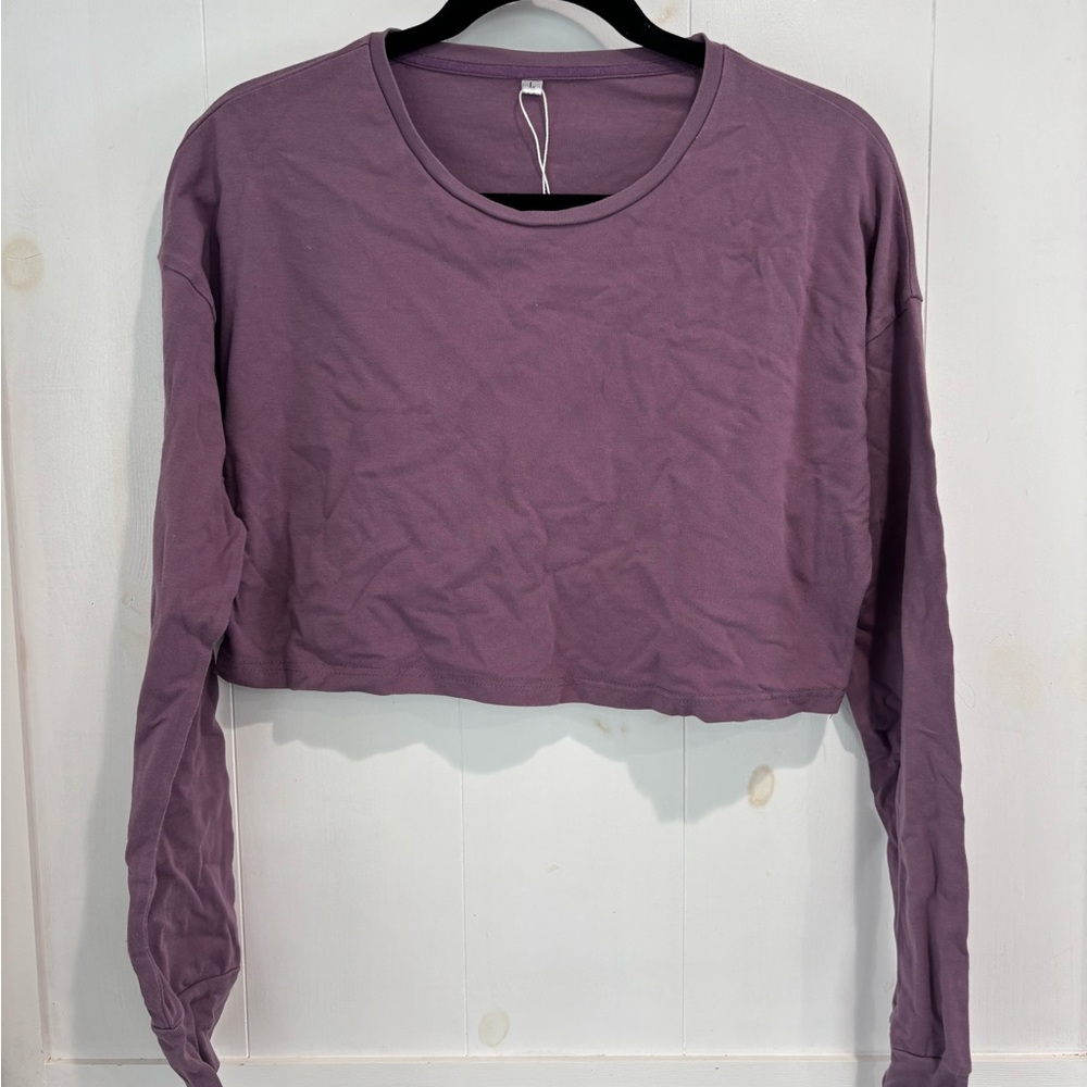 Purple Women's Crop Top